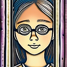 Highly detailed vibrant watercolor children’s book illustration, hand-painted traditional watercolor style, soft layered washes, visible brush strokes, subtle pigment bleeding, delicate ink linework, textured cold-pressed watercolor paper background, warm natural classroom lighting, joyful and imaginative atmosphere.  Scene setting:  Bright cheerful classroom interior during mid-morning sunlight. Large windows on one side allowing golden sunlight to stream in, soft glowing light beams painted with diluted yellow wash. Colorful alphabet posters on the walls, hand-drawn number charts, children’s artwork pinned to a corkboard, wooden desks arranged in a semi-circle, small indoor plants near the window, bookshelf filled with bright storybooks.  Foreground composition (center focus):  Four happy children interacting creatively inside the classroom:  • Boy 1 (age 8) – short curly dark hair, warm brown skin, wearing a bright blue short-sleeve shirt with subtle watercolor texture, khaki shorts, sitting at a wooden desk drawing with crayons, wide excited smile.  • Boy 2 (age 7) – soft straight dark hair, medium brown skin tone, wearing green overalls over a striped orange shirt, standing beside a globe, pointing at it curiously, gentle fascinated expression.  • Girl 1 (age 8) – braided hair tied with pink ribbons, caramel skin tone, wearing a flowing yellow dress with soft floral watercolor patterns, holding an open picture book, laughing softly.  • Girl 2 (age 7) – shoulder-length wavy black hair, warm golden-brown skin tone, wearing a purple cardigan over a mint-green skirt, round glasses, raising her hand confidently as if answering a question.  Near the children:  A fluffy grey-and-white classroom cat sitting on a desk, playfully batting at a pencil, tail curled around its paws, painted with soft layered brush strokes.  Around the classroom:  Small colorful birds (blue, yellow, and soft red) perched on the window frame and flying gently near the open window, wings softly blurred with loose watercolor strokes. A few feathers floating lightly in the air for movement.  Extra visual details:  Soft shadows under desks using diluted indigo wash. Sunlight reflecting gently off wooden floors. Subtle paint splatter details for playful energy. Warm glowing atmosphere created with golden wash overlay. Dreamy, storybook feel with harmonious color palette (coral, sky blue, sunshine yellow, soft green).  Composition:  Balanced center composition with children forming a semi-circle focal point. Slight eye-level perspective to create connection and warmth. High saturation yet soft blended watercolor tones. No harsh digital edges — authentic handmade watercolor appearance.  Typography placement:  Top center, above classroom chalkboard area.  Text style:  “Watercolor Children Book Illustration” in playful hand-painted watercolor brush lettering, soft gradient blend of pink, sky blue, and warm yellow, subtle shadow wash behind text for clarity.  Art style inspiration:  Classic storybook watercolor, soft expressive character design, whimsical classroom atmosphere, warm emotional storytelling.  -- vibrant watercolor pigments -- hand-painted texture -- soft lighting -- joyful classroom scene -- professional children book cover -- high detail -- 4k resolution -- warm tones -- whimsical mood